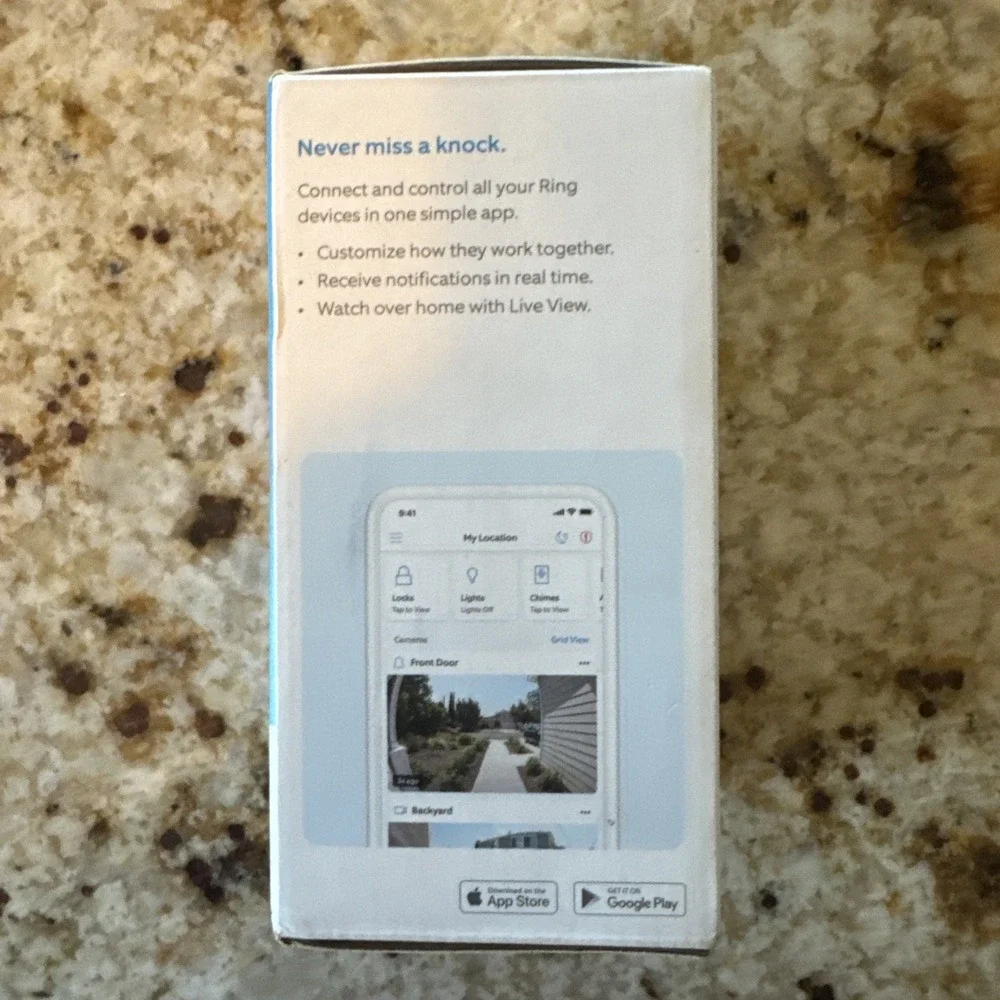 Ring Video Doorbell 3 Wi-Fi 1080p HD Satin Nickel - New-Factory Sealed